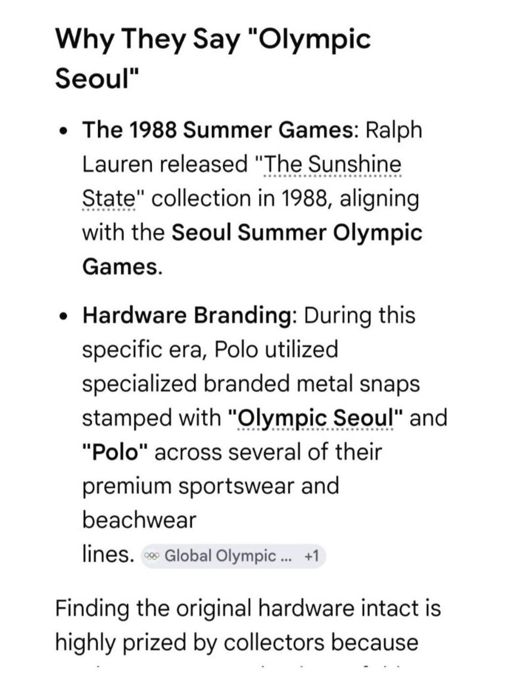 Vtg 1988 Polo Ralph Lauren Seoul Olympics Hawaiian Shorts M Rare Grail Collector - Picture 10 of 10